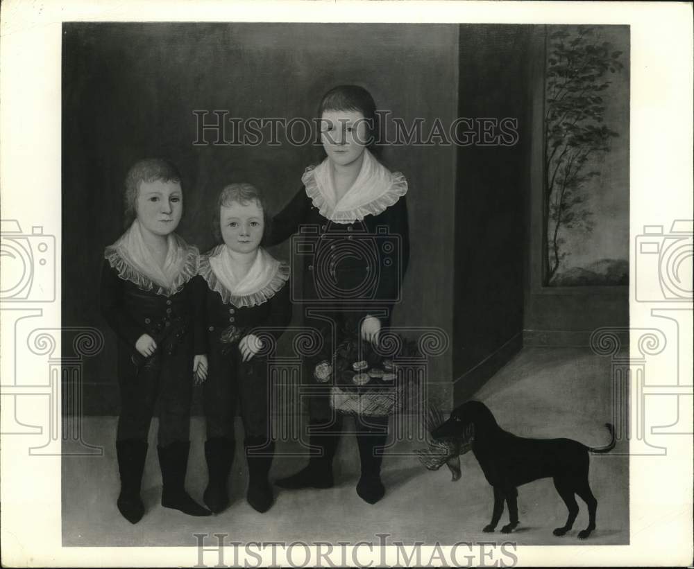 1957 Press Photo "The Westwood Children" Painting by Joshua Johnston - pia04022