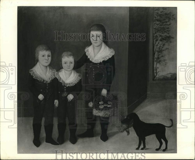 Load image into Gallery viewer, 1957 Press Photo "The Westwood Children" Painting by Joshua Johnston - pia04022
