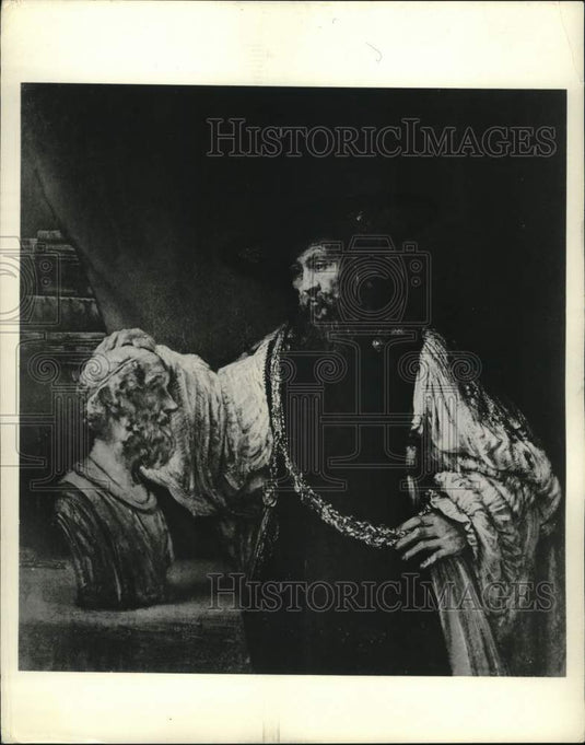 1963 Press Photo Painting 