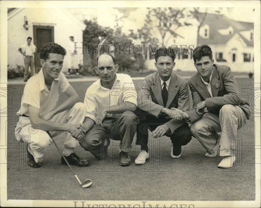 1936 Press Photo National Public Links Championship golfers on Long Island- Historic Images