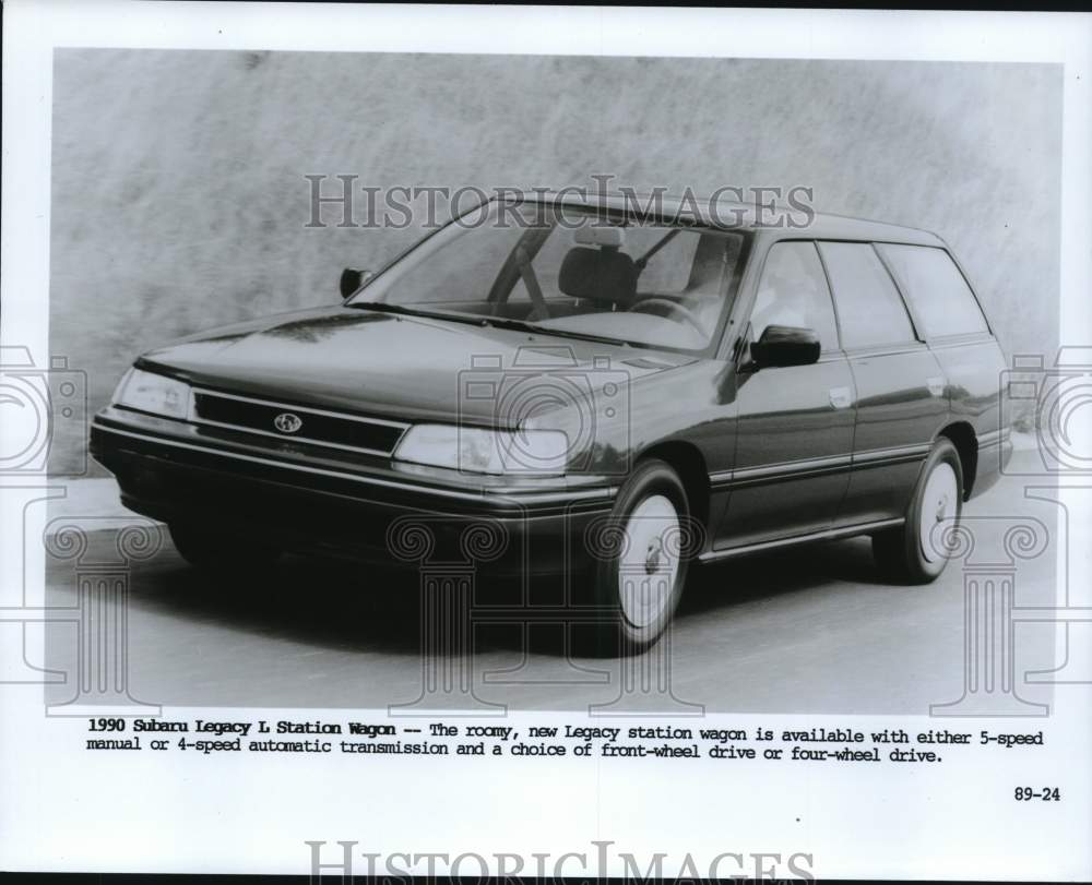 1991 Press Photo Subaru's "Legacy L" station wagon - pia06242