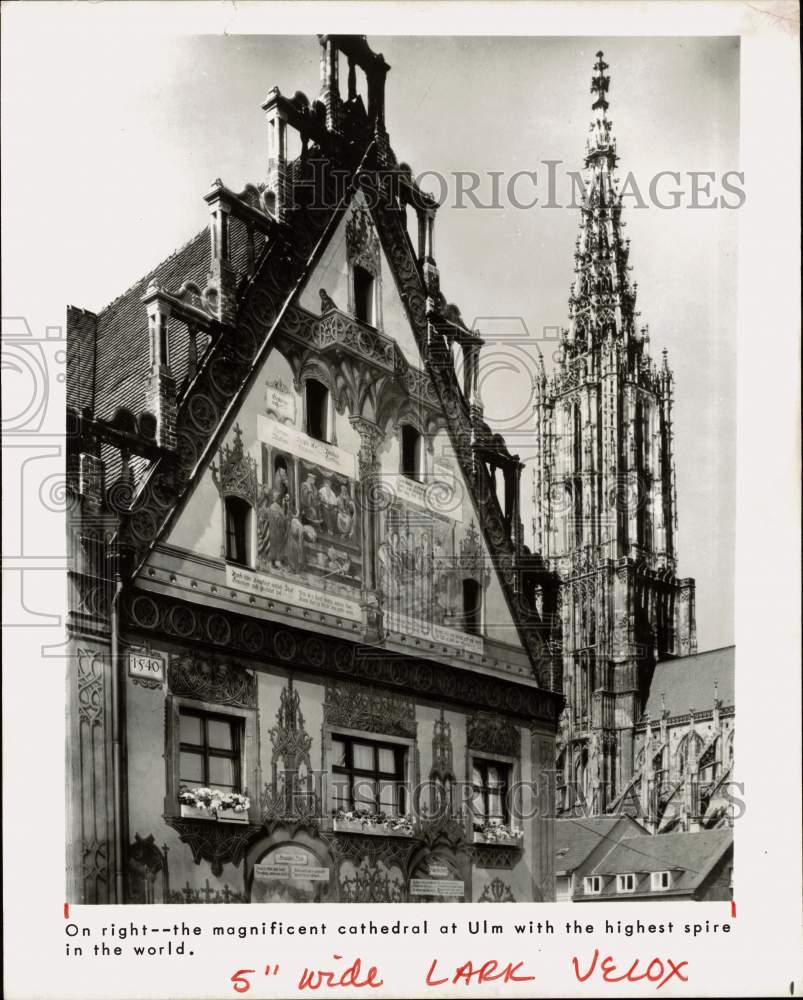 1977 Press Photo ULM Cathedral in Germany - pia07512