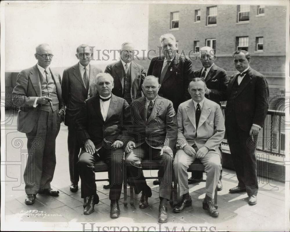 1929 Press Photo American Federation of Labor's Executive Council members in NJ