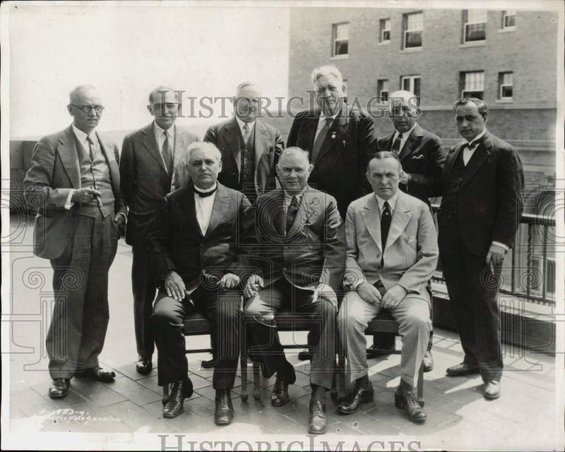 Load image into Gallery viewer, 1929 Press Photo American Federation of Labor's Executive Council members in NJ
