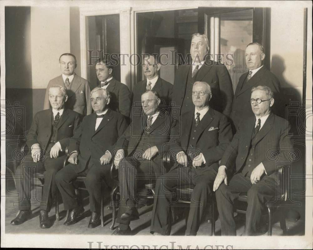 1924 Press Photo American Federation of Labor&#39;s Executive Council in New York- Historic Images