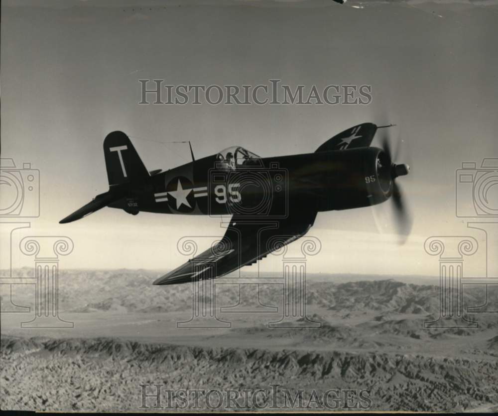 1949 Press Photo Major A. T. Barnum, Marine Air Reserve Fighting Squadron-216- Historic Images