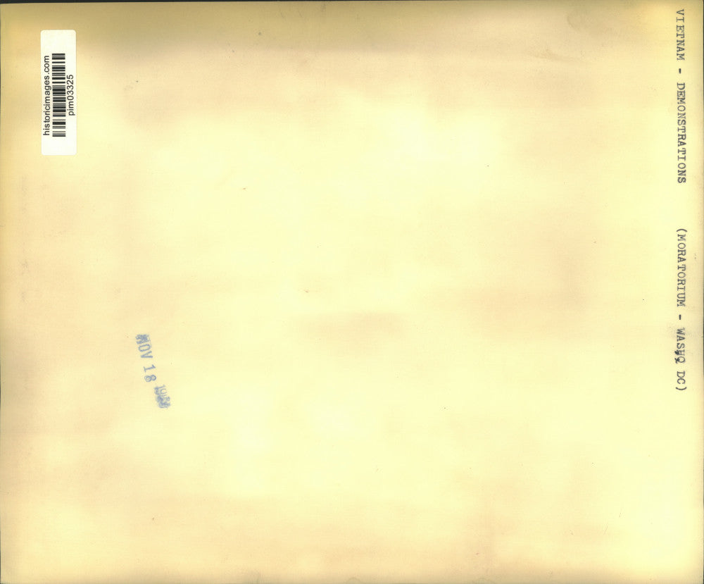 1969 Press Photo Anti-war demonstration at Washington Monument in Washington, DC