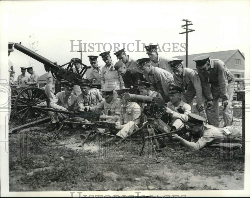 1941 Press Photo West Point cadets at Aberdeen Proving Grounds, Maryland- Historic Images