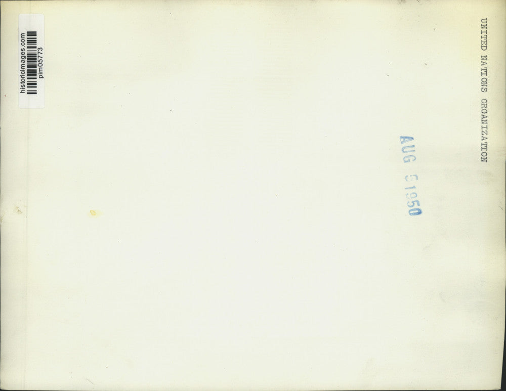 1950 Press Photo Members voting during UN Security Council meeting in New York