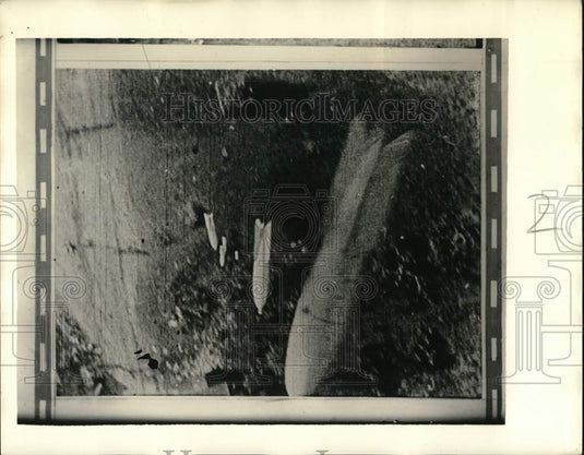 Press Photo Scene of bombing raid in World War I - pim08458