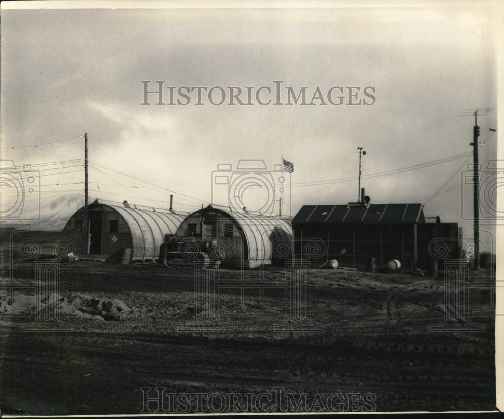 1951 Press Photo US Army&#39;s structures in Alaska during the Korean War- Historic Images