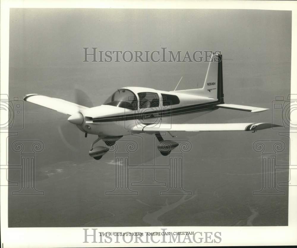 1978 Press Photo &quot;Gulfstream American Cheetah&quot; plane in flight - pim09351- Historic Images