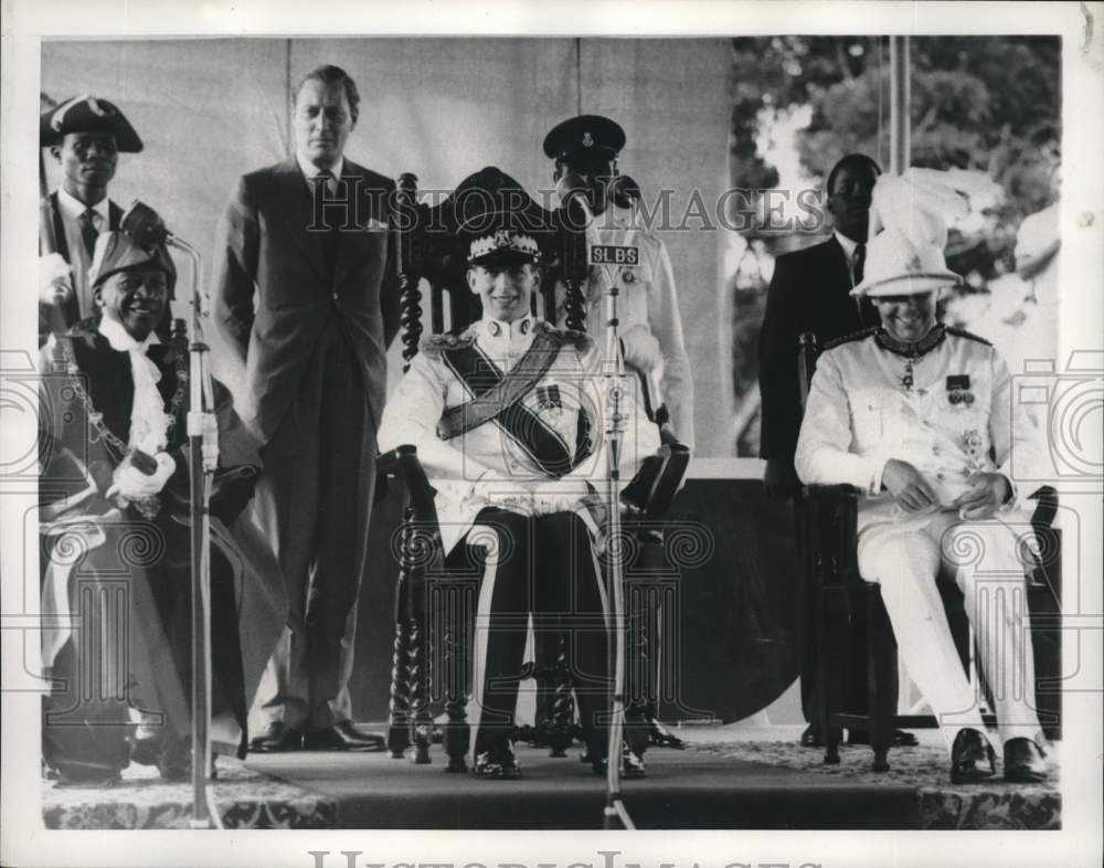 1961 Press Photo Duke of Kent attends independence ceremony in Sierra Leone- Historic Images