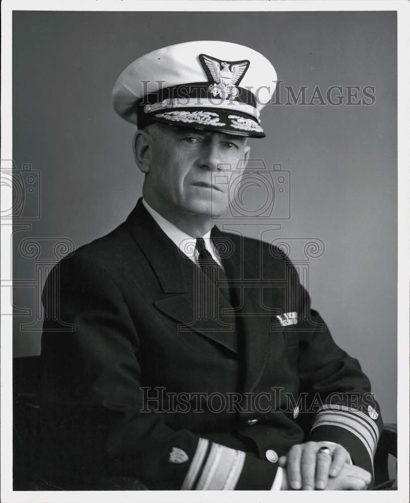1956 Press Photo Rear Admiral Ira E. Eskridge - pim11523