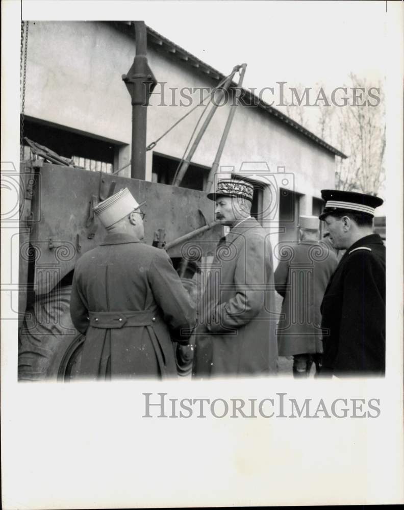 1943 Press Photo General French General Henri Giraud &amp; Commander, North Africa- Historic Images