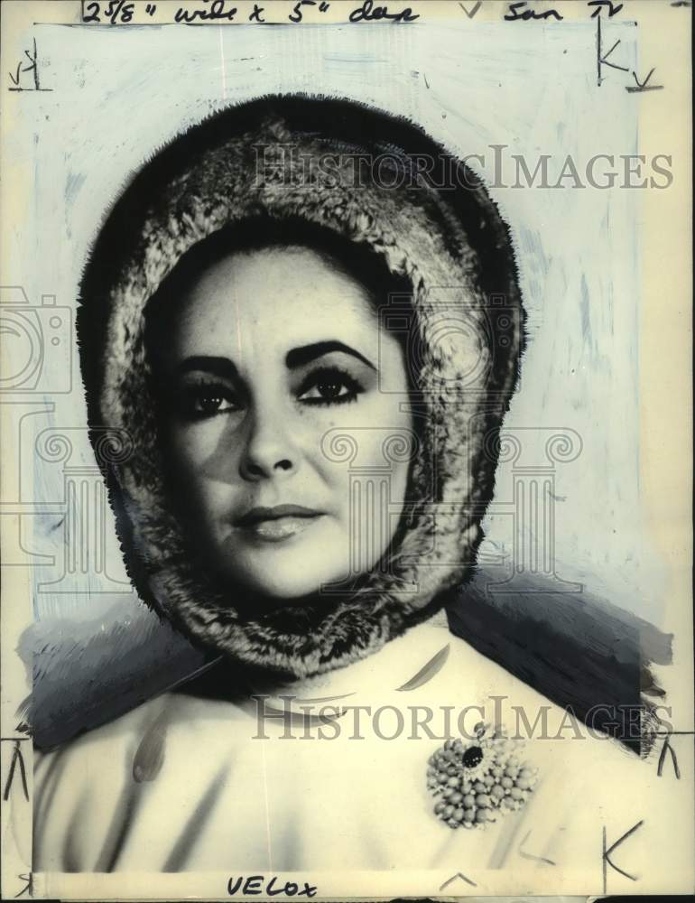 1977 Press Photo Elizabeth Taylor in &quot;An all-star tribute to Elizabeth Taylor&quot;- Historic Images