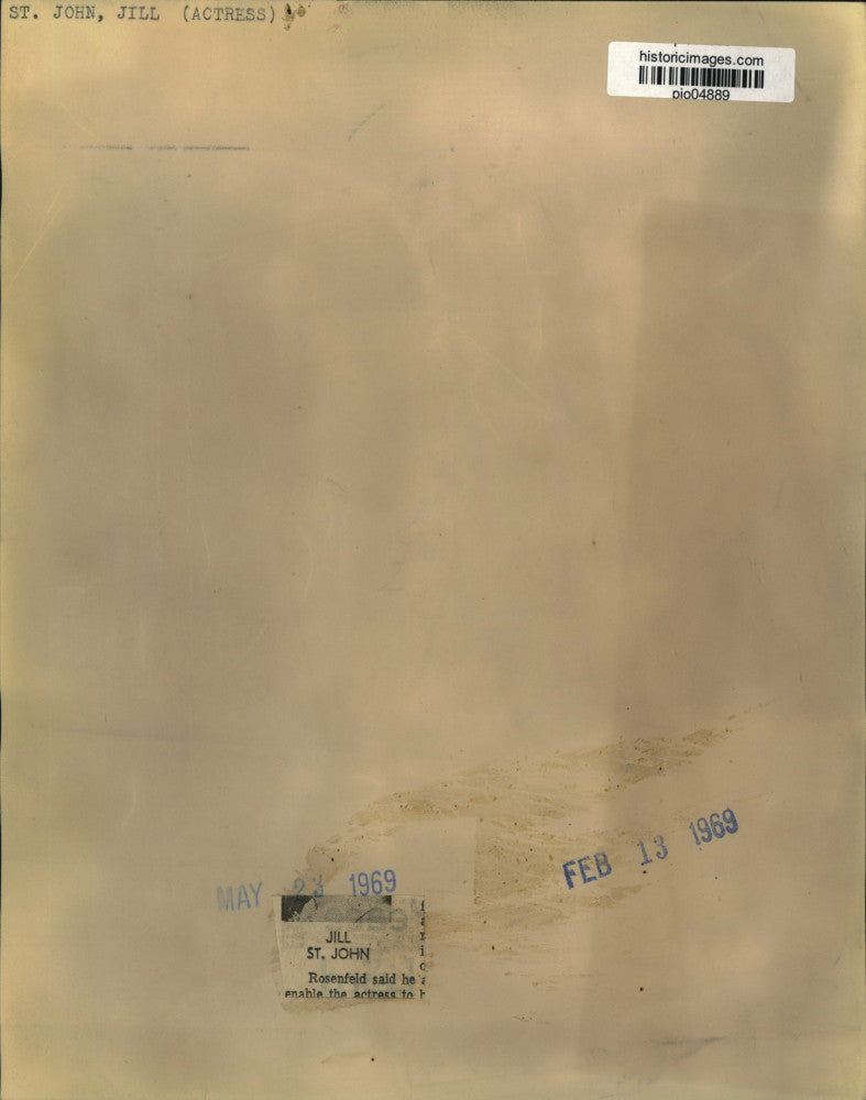 1969 Press Photo Actress Jill St. John & husband Jack Jones getting divorced