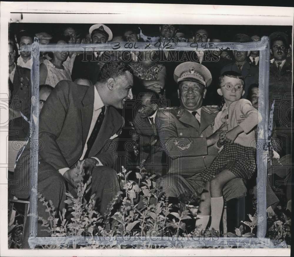 1958 Press Photo Yugoslavia celebrates anniversary of Battle of Sutjeska Canyon- Historic Images