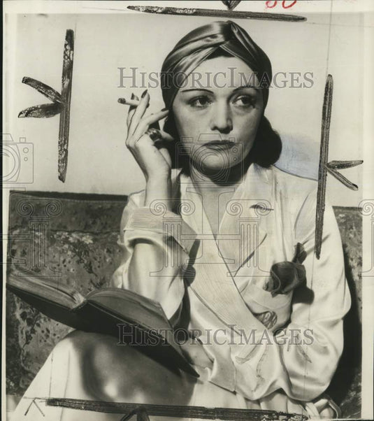1954 Press Photo Actress Pola Negri - pio12347- Historic Images