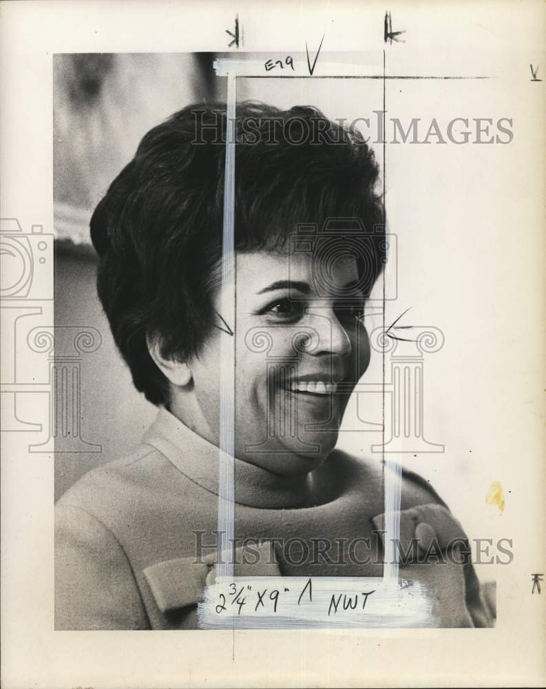 1971 Press Photo Mrs. Spiro T. Agnew attends a ping-pong and pizza event