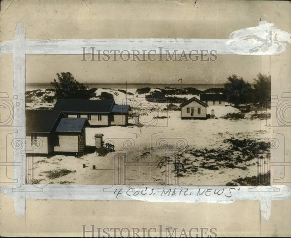 1935 Press Photo Prefabricated houses at Midway Island in Seattle, Washington- Historic Images