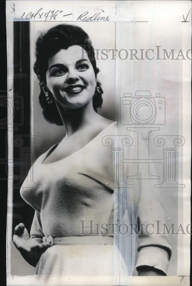 1954 Press Photo Actress Lisa Gaye - pio19456- Historic Images