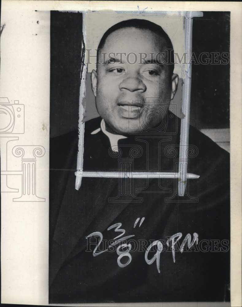 1961 Press Photo Father Jean Baptiste Georges in Haiti - pio22318- Historic Images