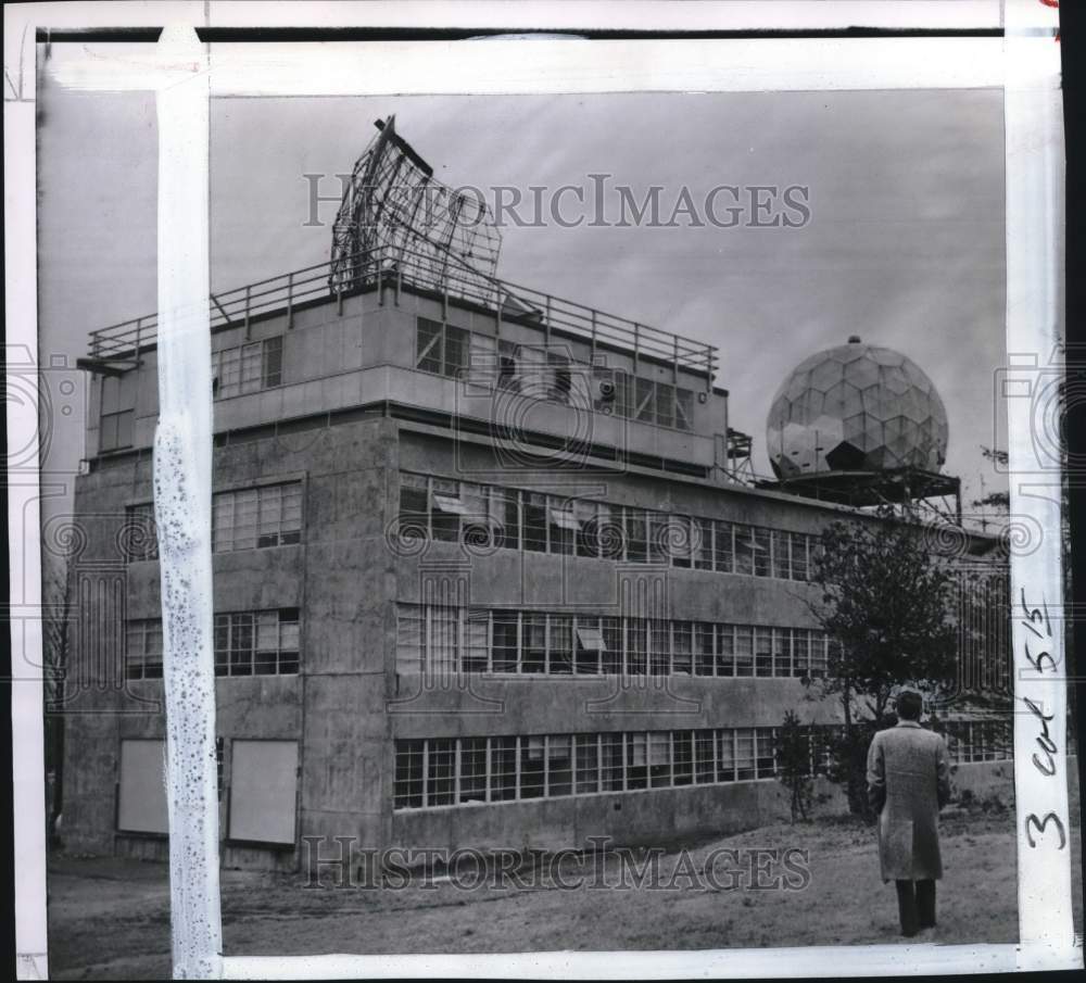 1956 Press Photo US Air Force Lincoln Laboratory in Lexington, Massachusetts