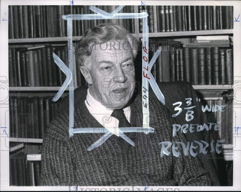 1968 Press Photo Poet Laureate Cecil Day-Lewis at a library in London, England- Historic Images