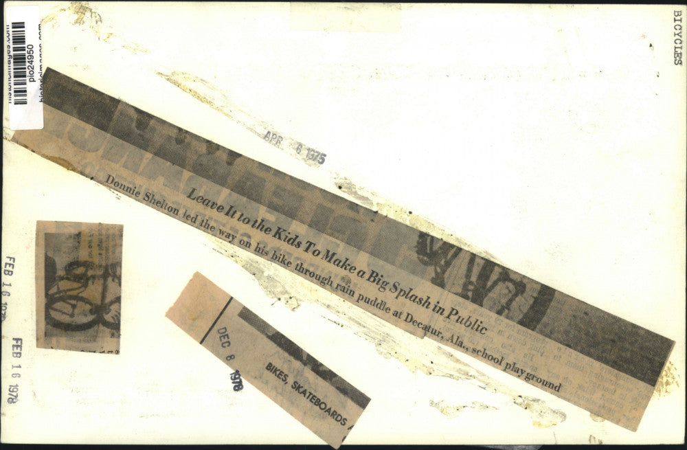 1975 Press Photo Silhouette of onlookers watching Donnie Shelton bike in AL