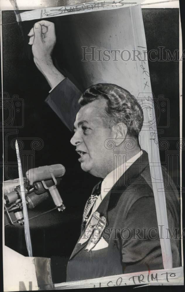 1952 Press Photo Senator Everett Dirksen during presidential nomination in IL- Historic Images