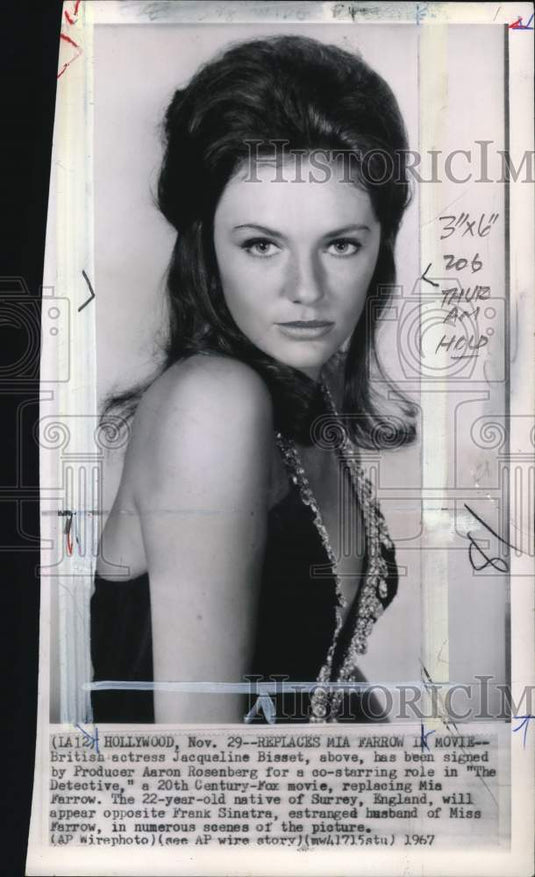 1967 Press Photo "The Detective" actress Jacqueline Bisset - pio26737- Historic Images