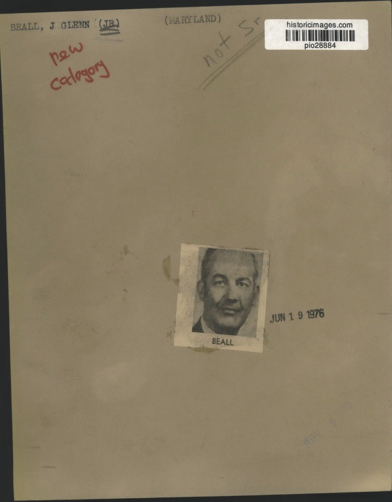 1970 Press Photo Maryland U.S. Senate Hopefuls Joseph Tydings, Glenn Beall Jr.