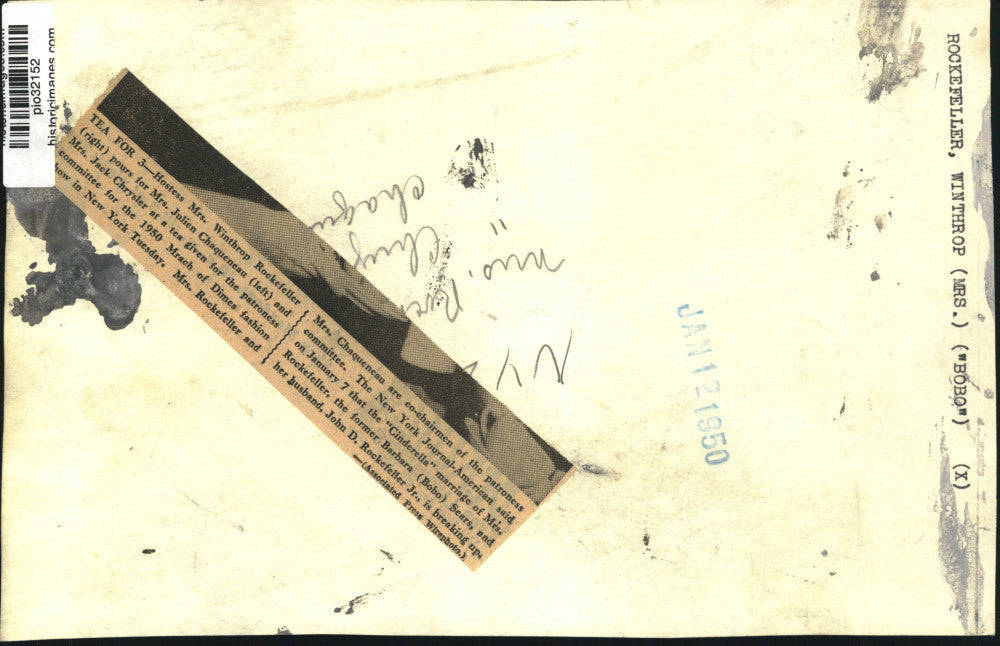 1960 Press Photo Mrs. Winthrop Rockefeller at March of Dimes Fashion Show