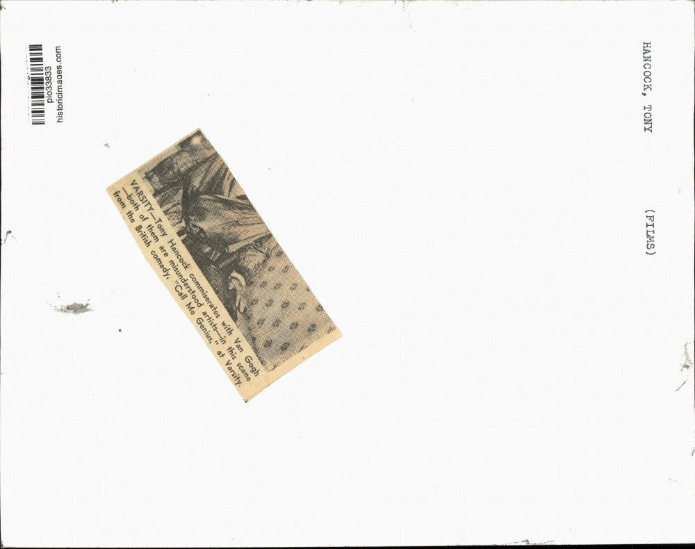 1961 Press Photo Actor Tony Hancock in "Call Me Genius" Film - pio33833