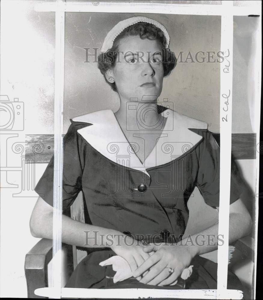 Press Photo Susan Hayes, Witness at Murder Trial of Dr. Samuel H. Sheppard