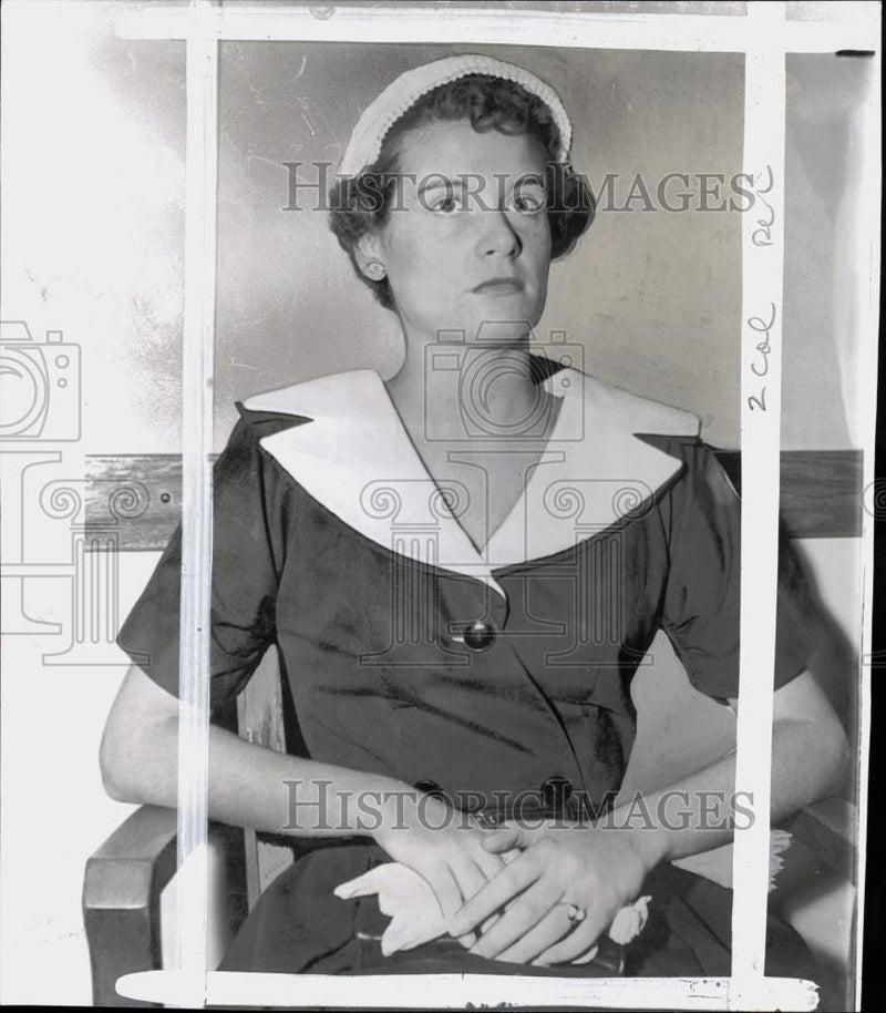 Load image into Gallery viewer, Press Photo Susan Hayes, Witness at Murder Trial of Dr. Samuel H. Sheppard
