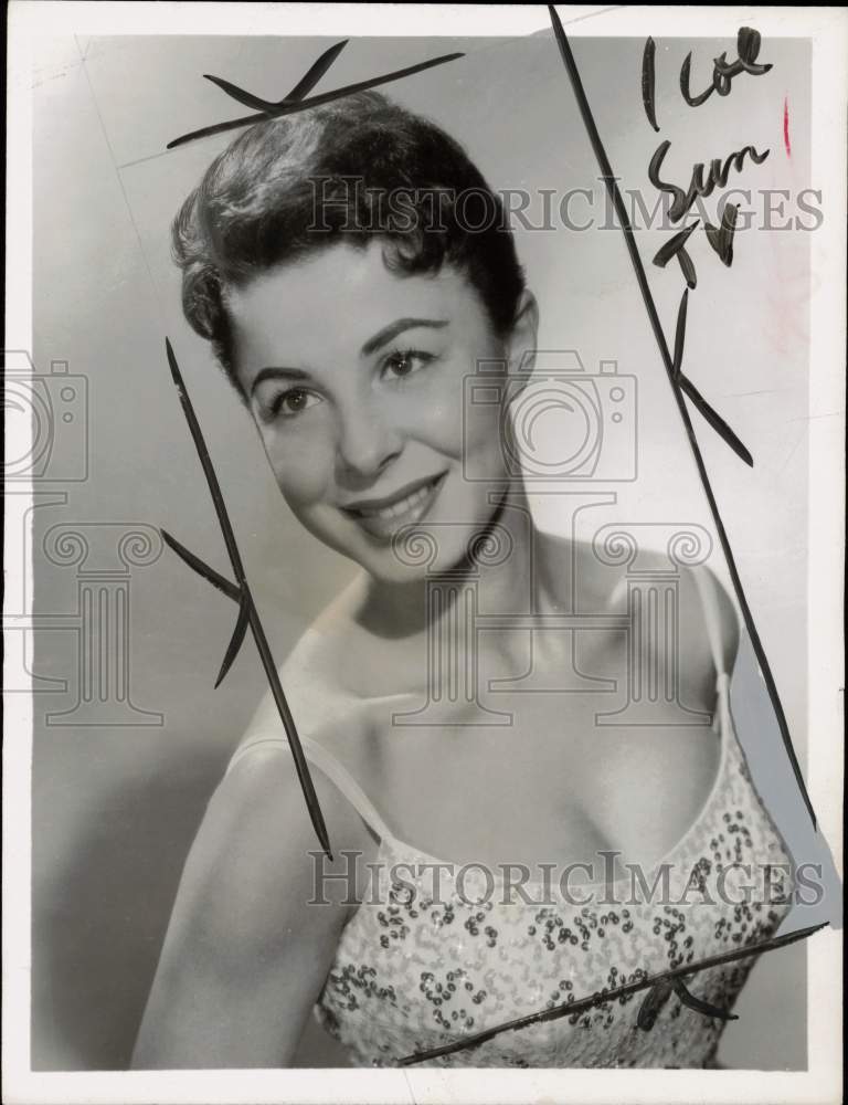 1957 Press Photo Eydie Grome, TV Star - pio39642- Historic Images