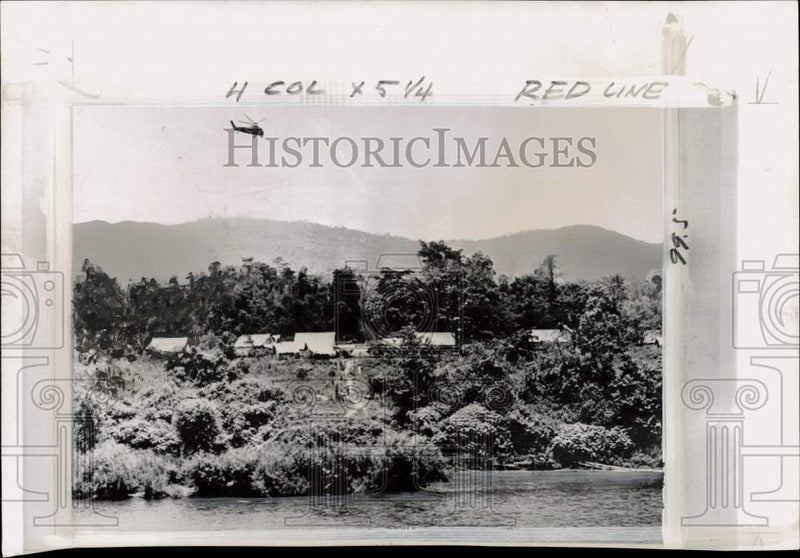Load image into Gallery viewer, 1961 Press Photo Hin Heup Village by Nam Lik River in Laos - pio39932
