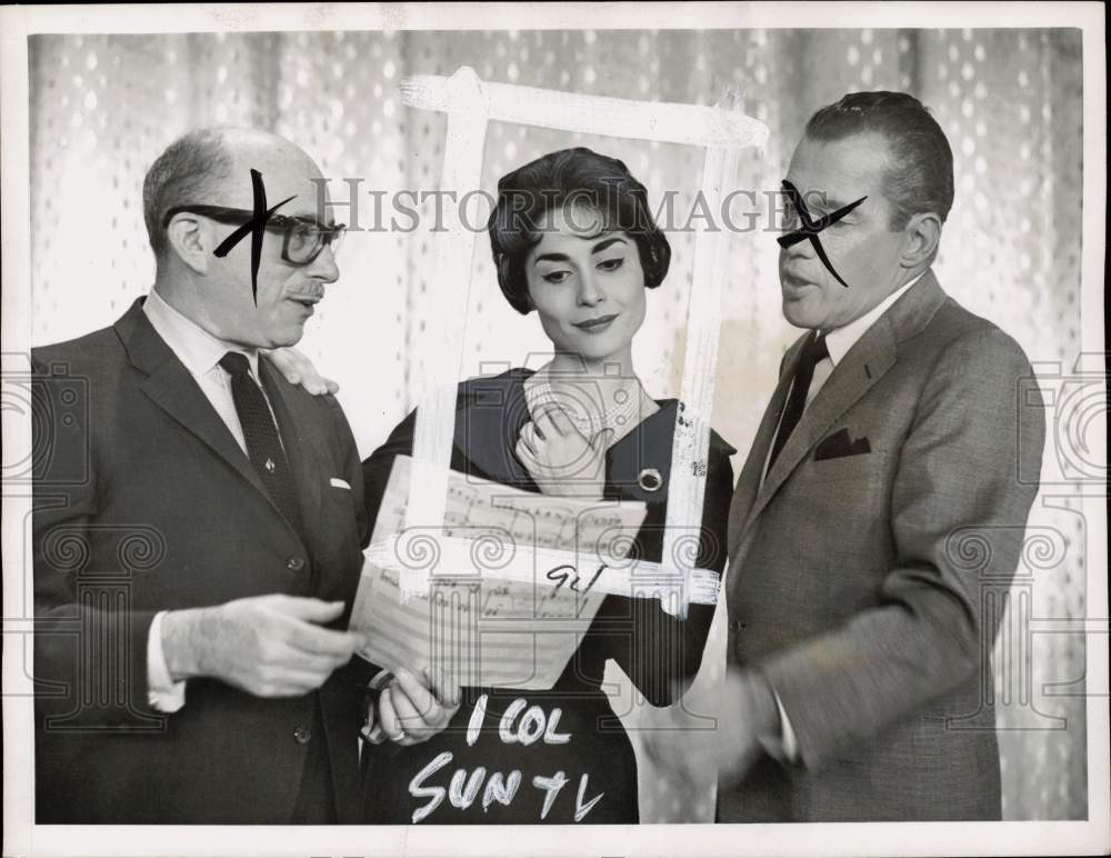 Press Photo &quot;Ed Sullivan Variety Hour&quot; guest Carol Lawrence - pio39937- Historic Images