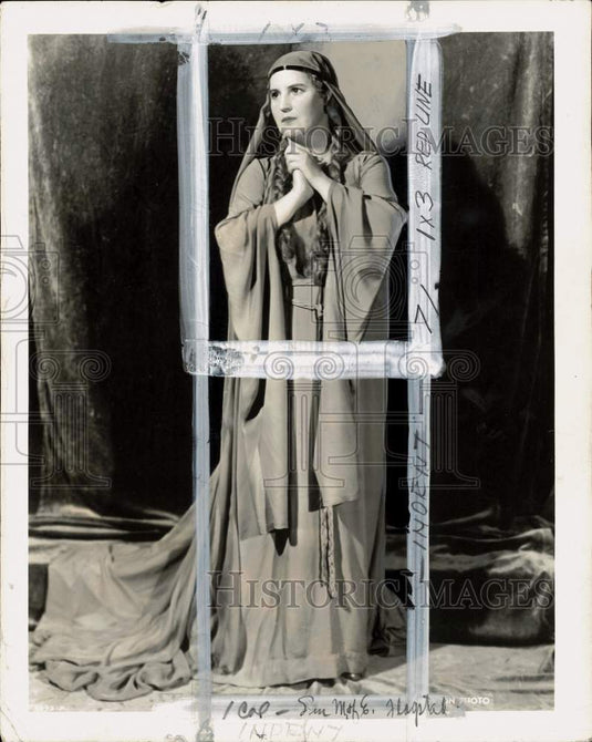 1941 Press Photo Soprano singer Kirsten Flagstad stars in "Tristan & Isolde"