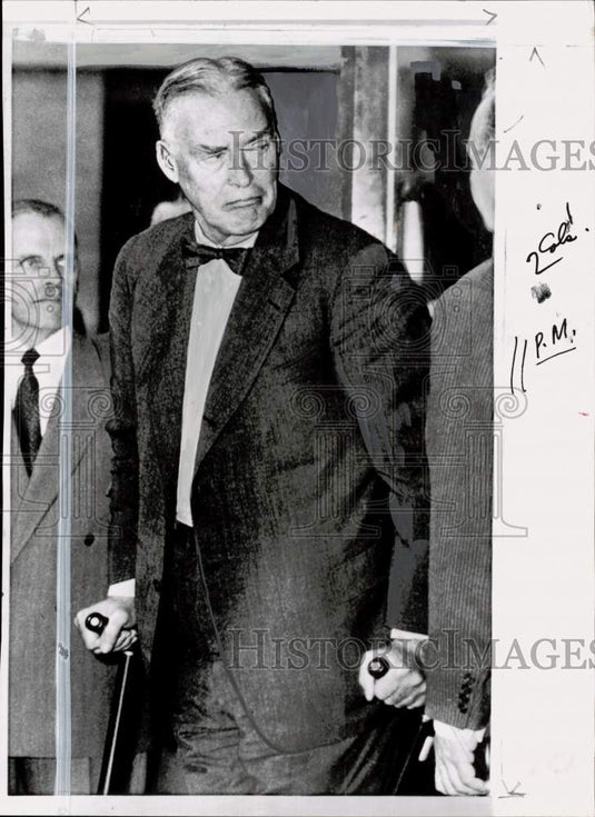 Press Photo State Secretary Christian Herter at a UN conference in Geneva