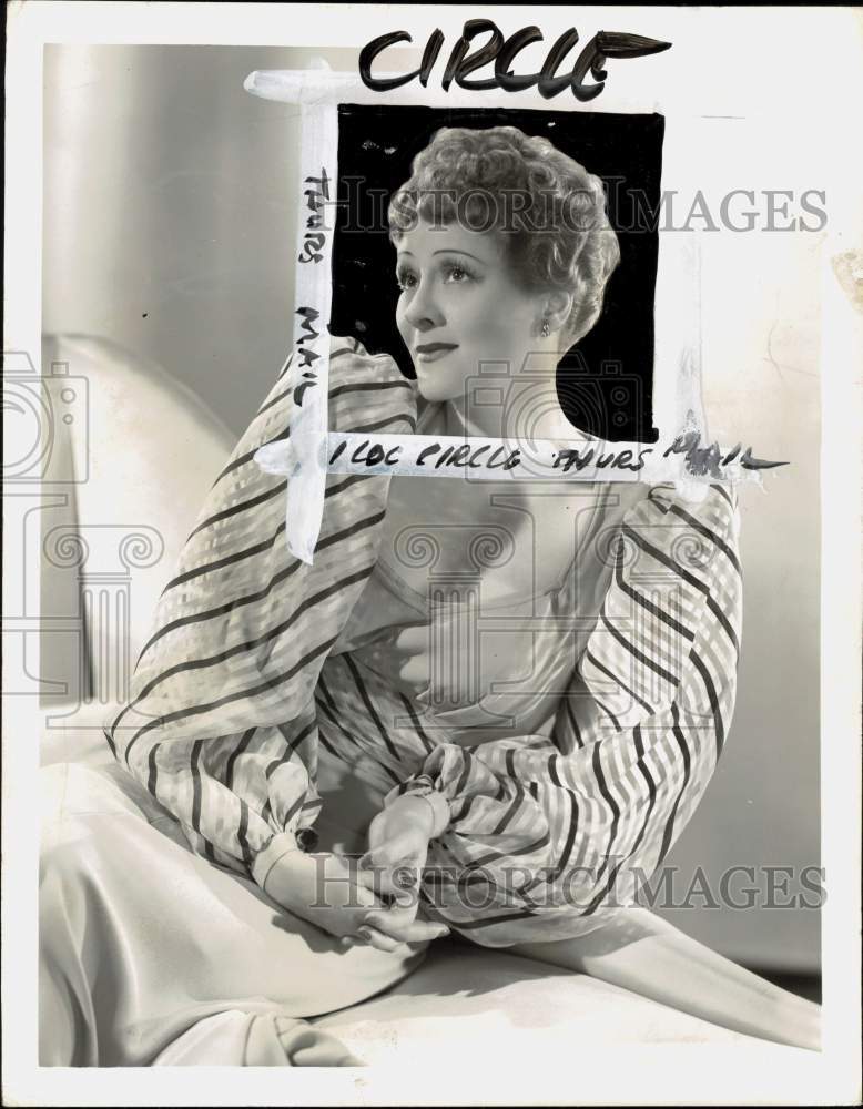 1939 Press Photo Actress Irene Rich - pio43305- Historic Images