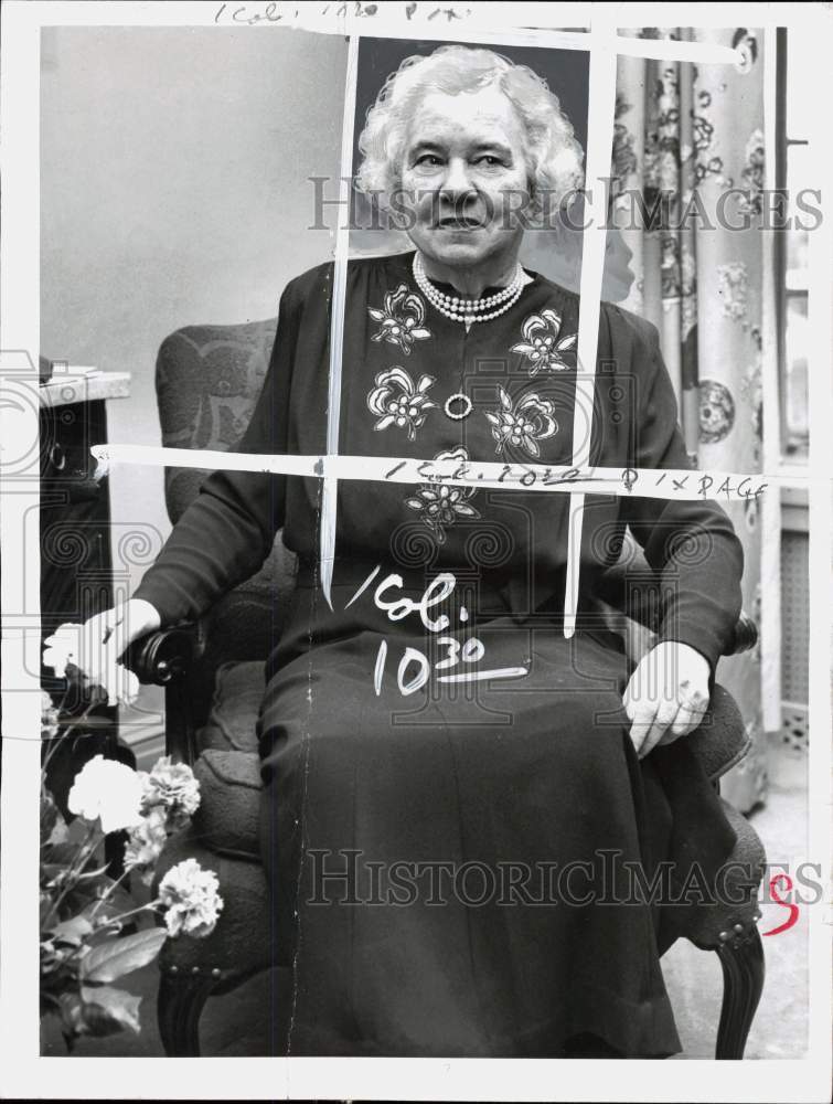 1952 Press Photo Polio treatment pioneer, Sister Elizabeth Kenny - pio43534