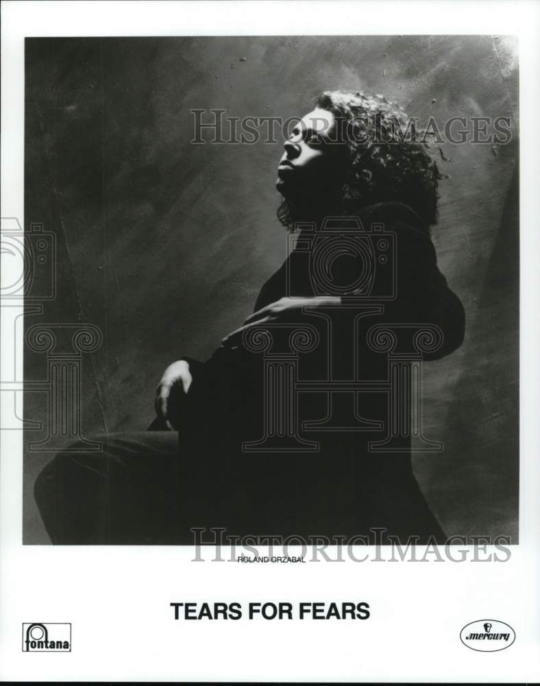 1992 Press Photo Roland Orzabal of the band Tears for Fears - pip04325- Historic Images