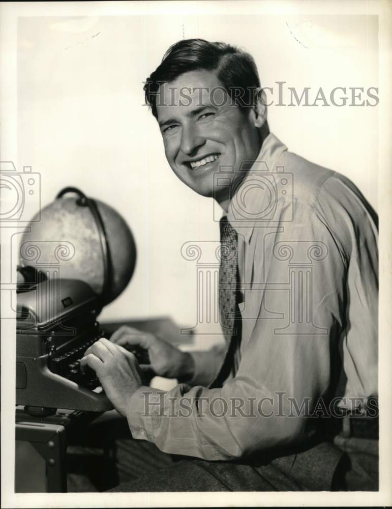 Load image into Gallery viewer, 1956 Press Photo Will Rogers, Jr. on "Good Morning!" - pip05475
