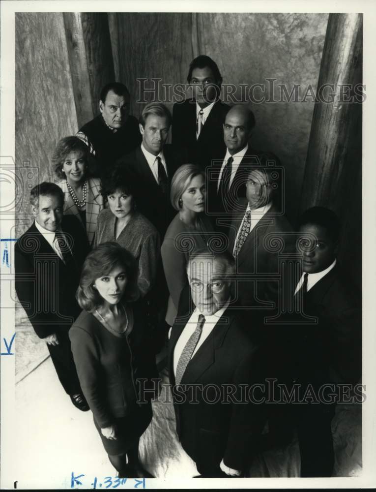 1990 Press Photo "L.A. Law" Television Show Cast Members - pip09032