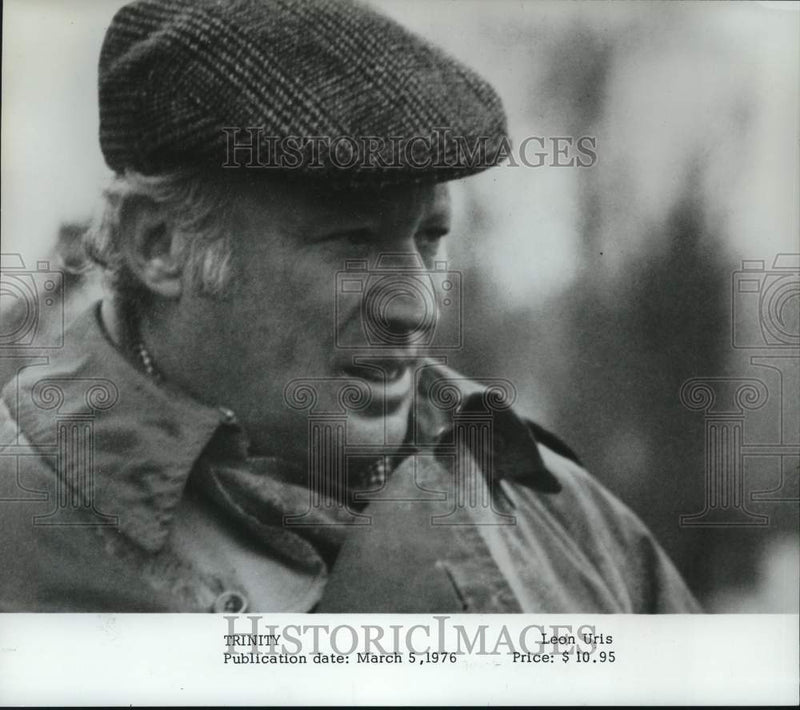 Load image into Gallery viewer, 1976 Press Photo Leon Uris, Author of "Trinity" - pip09915
