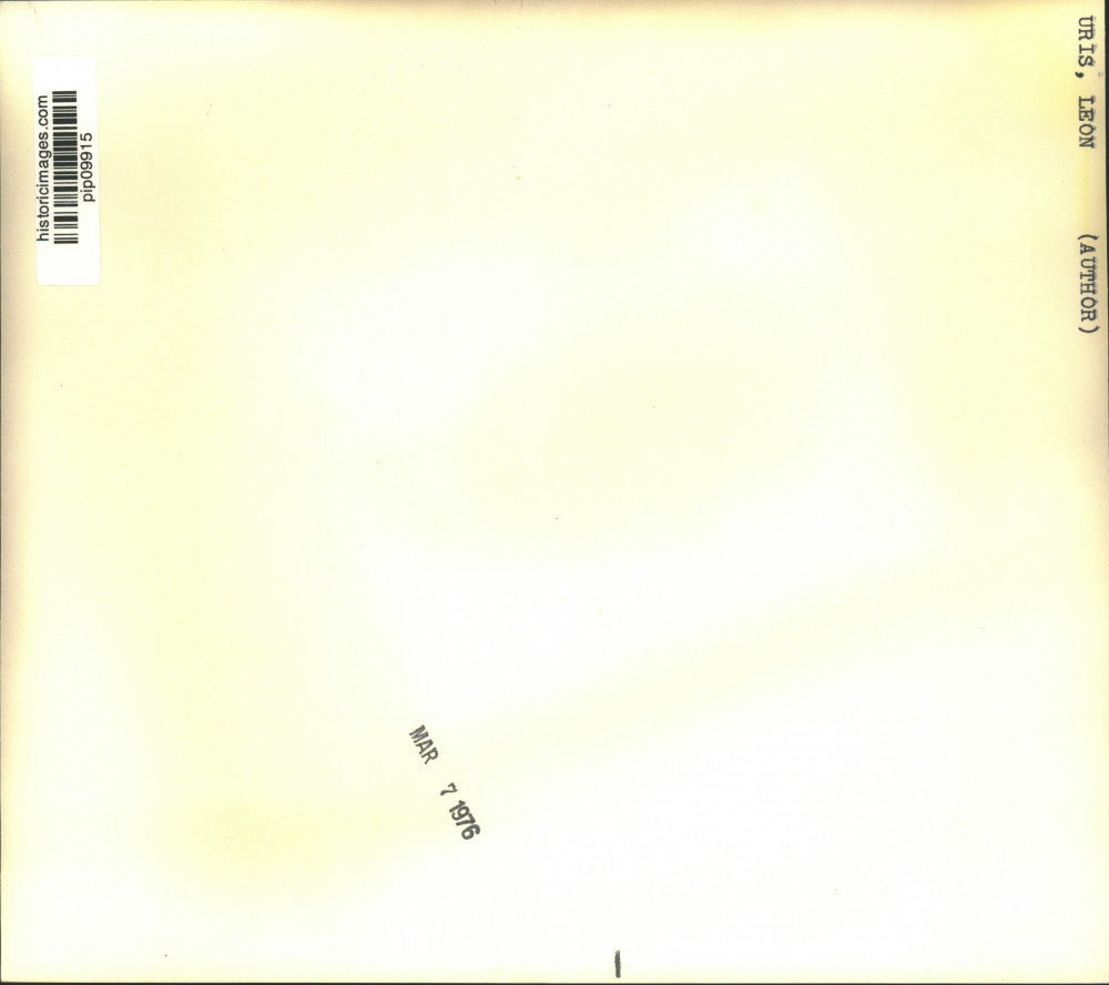 1976 Press Photo Leon Uris, Author of "Trinity" - pip09915