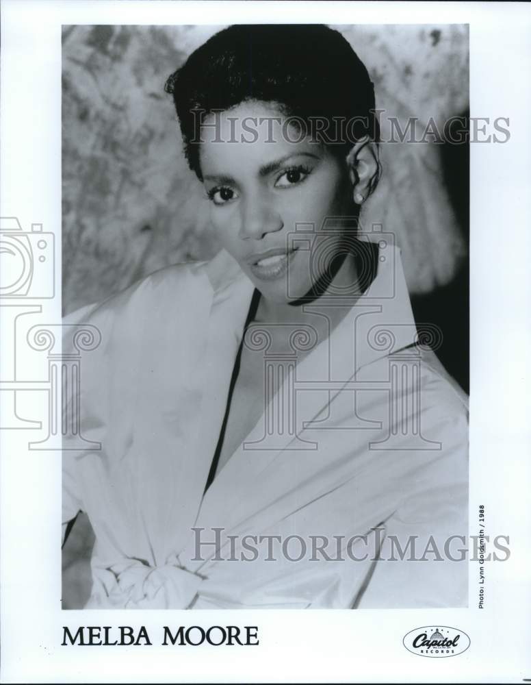 1988 Press Photo Performer Melba Moore - pip10624- Historic Images